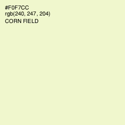 #F0F7CC - Corn Field Color Image